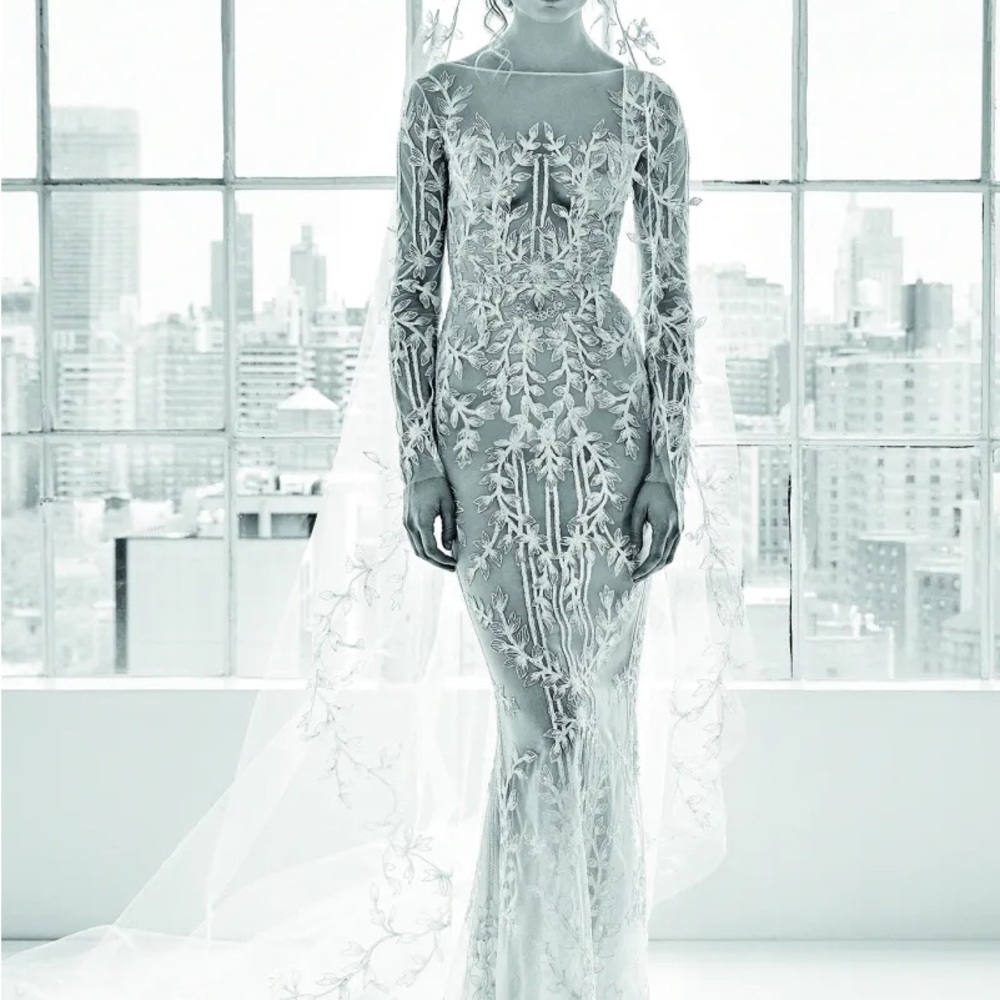 Zuhair Murad White Lace Wedding Dress, Spring 2018